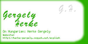 gergely herke business card